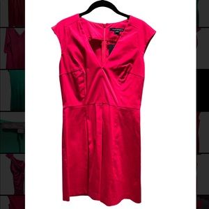 French Collection Pink V-Neck Dress